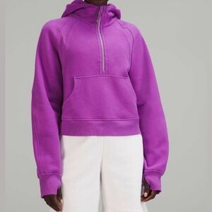 Lululemon Scuba Oversized Half-Zip Hoodie Moonlit Magenta size m/l